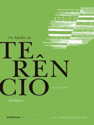 cover image of Os Adelfos de Terêncio – Bilíngue (Latim-Português)